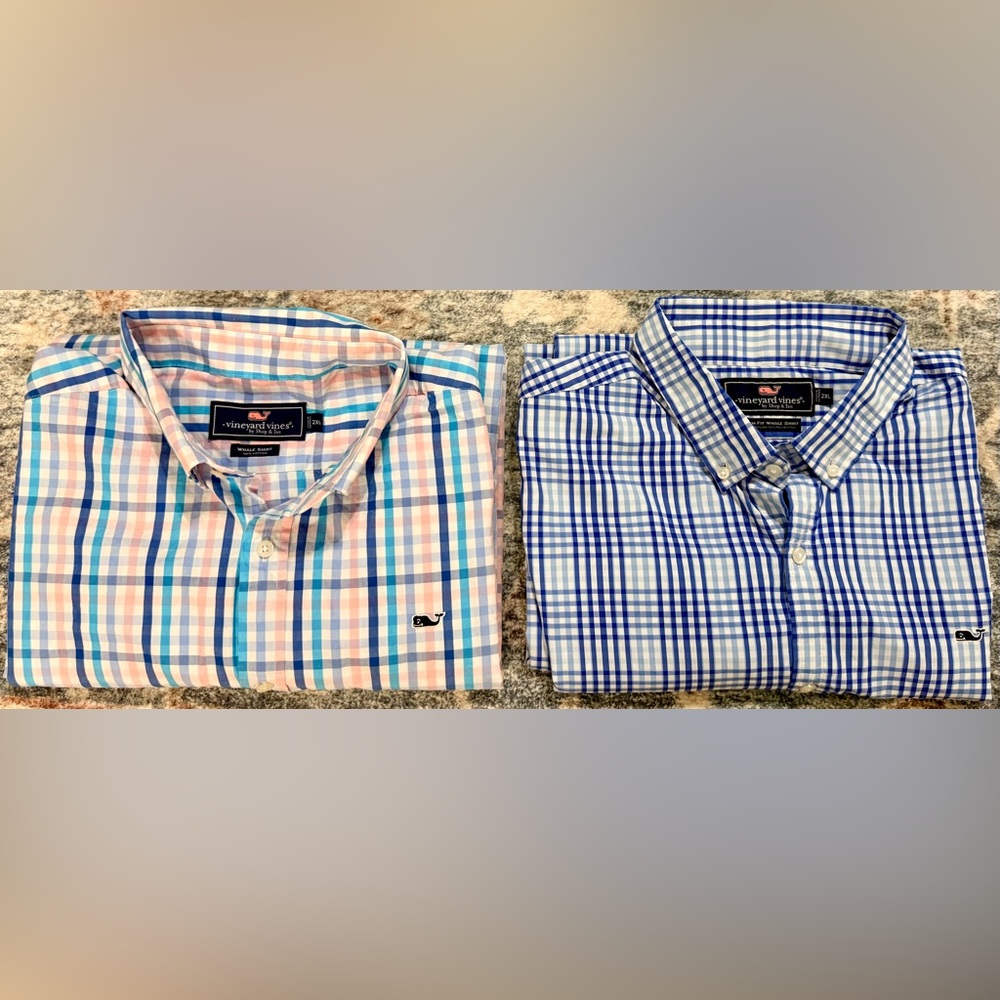 Bundle of Vineyard Vines Button Down Dress Shirts - Men’s Size 2XL